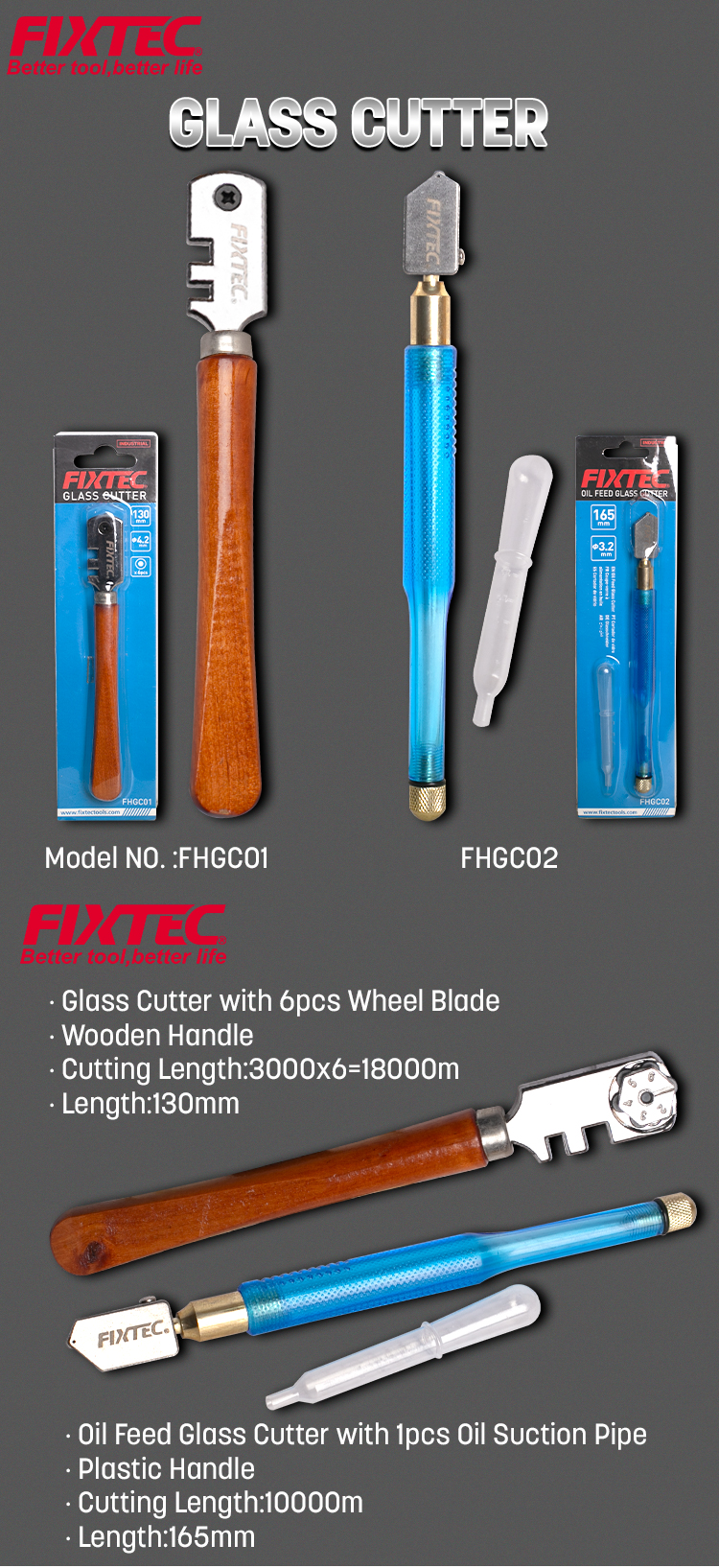 Oil Feed Glass Cutter