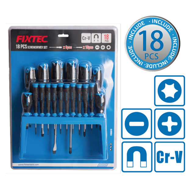 18Pcs Screwdrivers Set