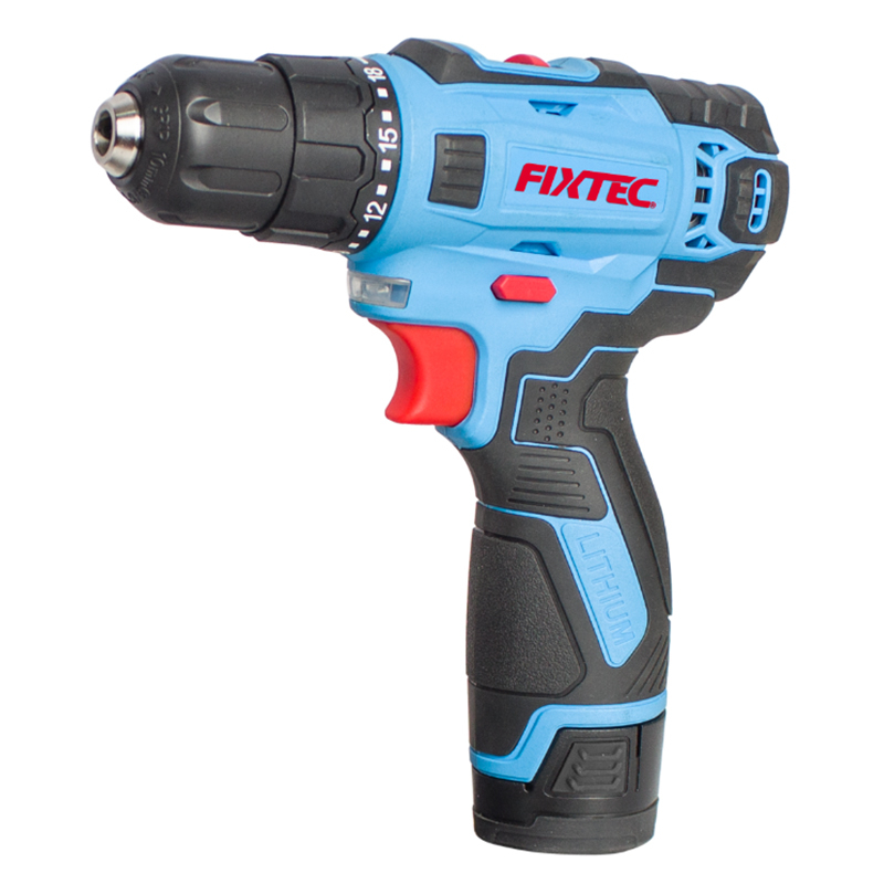 FIXTEC 12V Cordless Drill Kit