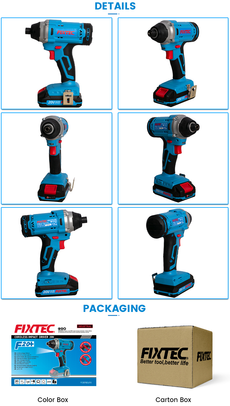 20V cordless impact driver