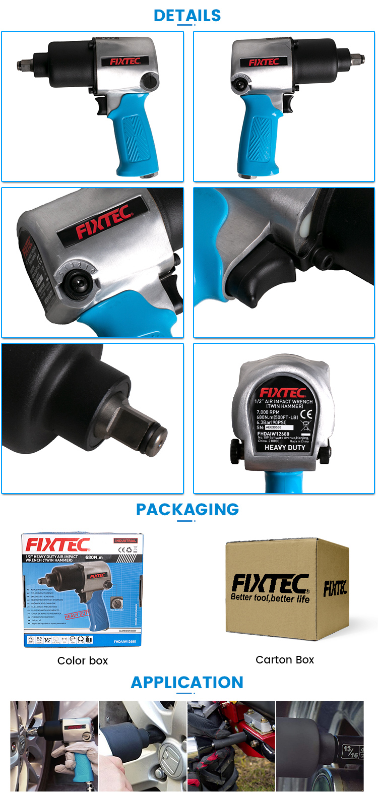 portable air impact wrench