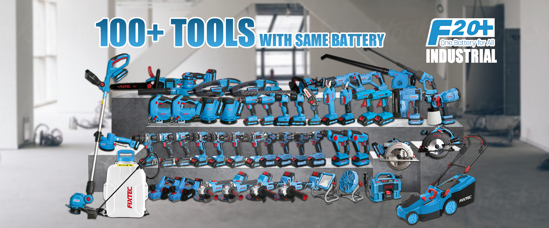 100+ Power tools with same battery 