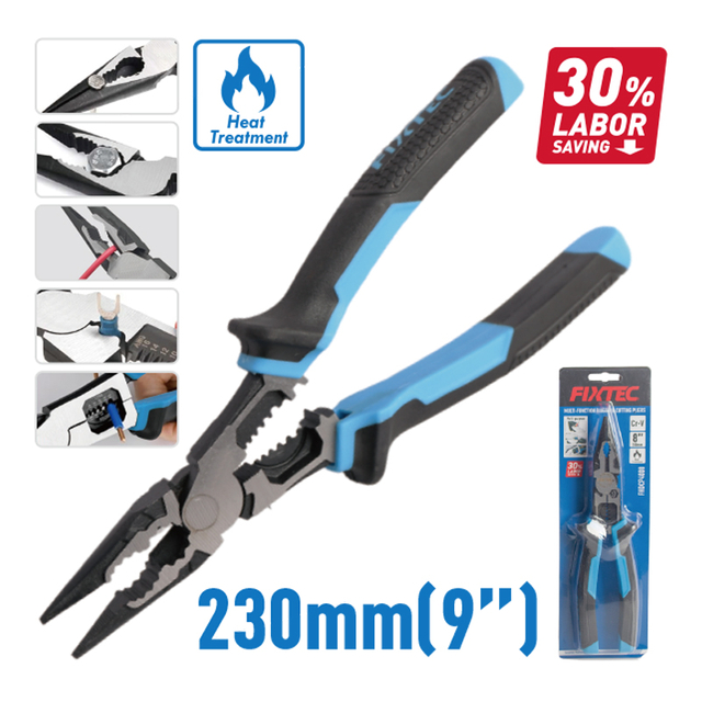 9” Multi-function Long Nose Pliers