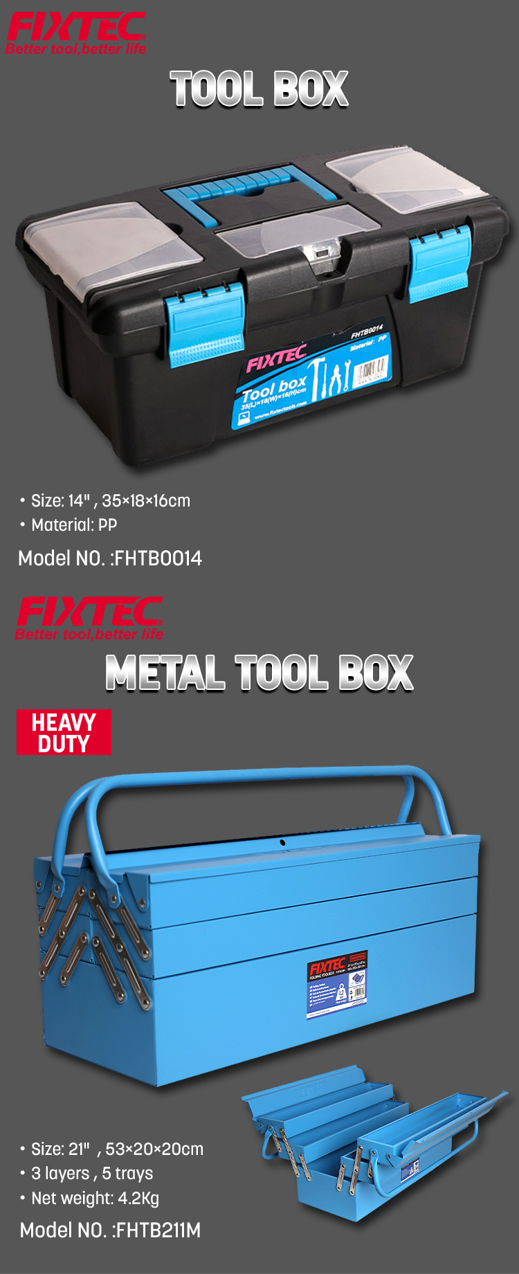 14 Tool Box from China manufacturer - EBIC Tools