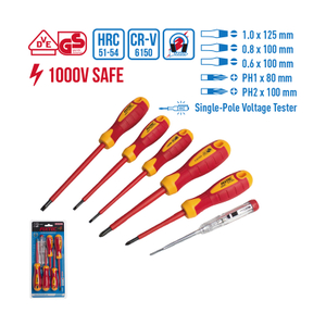 6pcs VDE Insulated Screwdriver Set