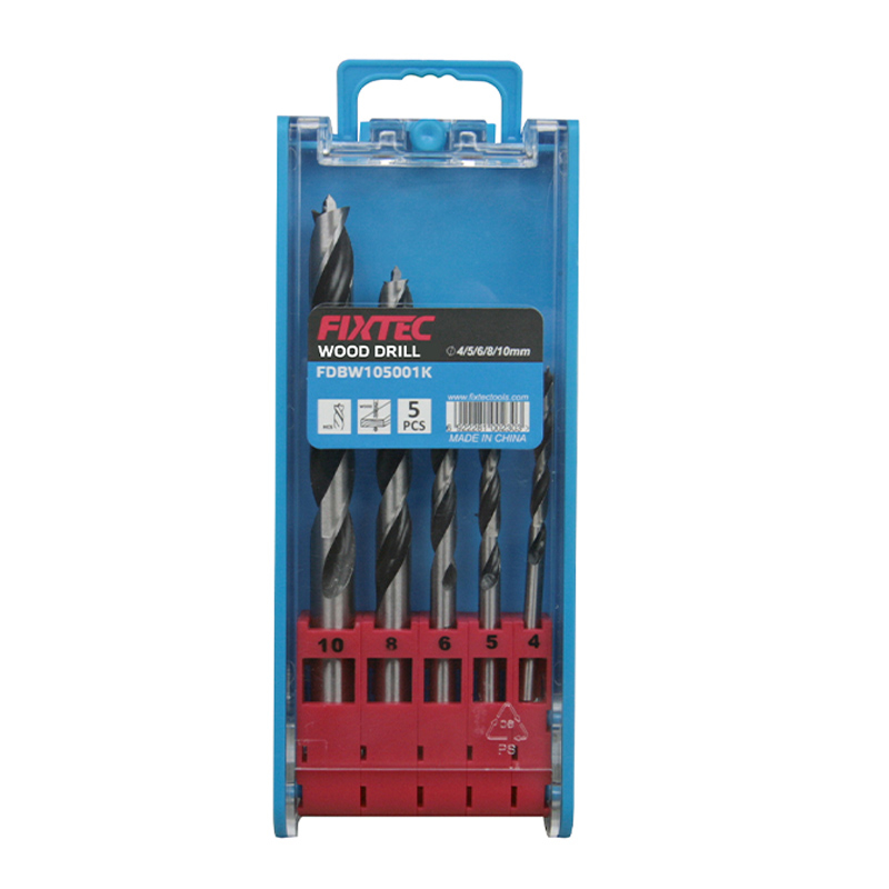 5pcs Wood Twist Drill Bits Set