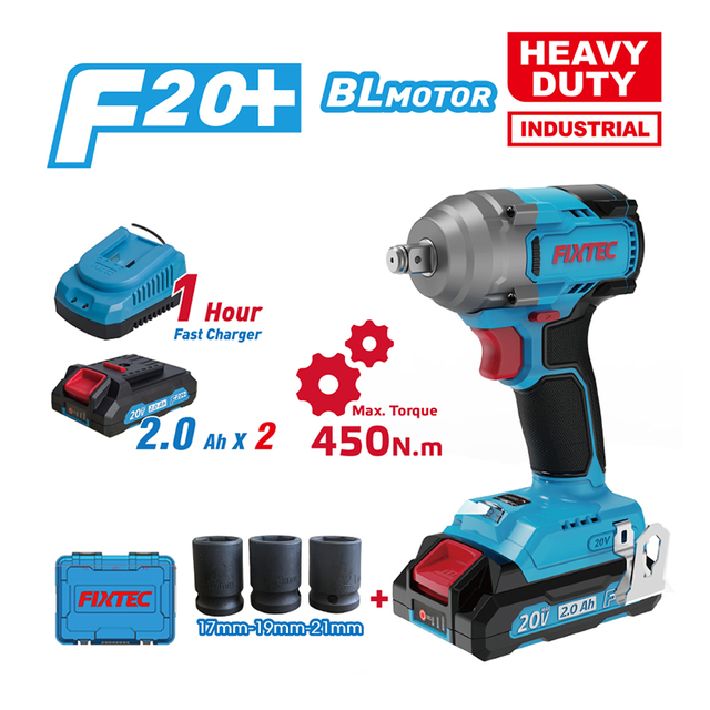 20V Li-ion Brushless Impact Wrench Kit 