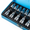 17PCS 1/2"Dr.E Type &Torx Bits Socket Set