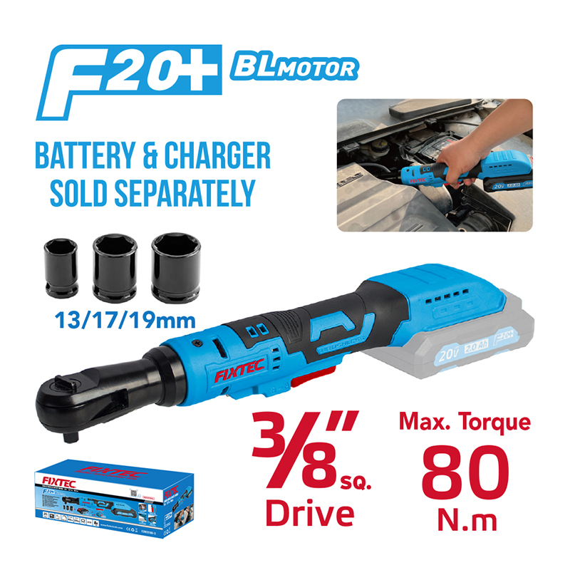 20VLi-ion Brushless Ratchet Wrench 