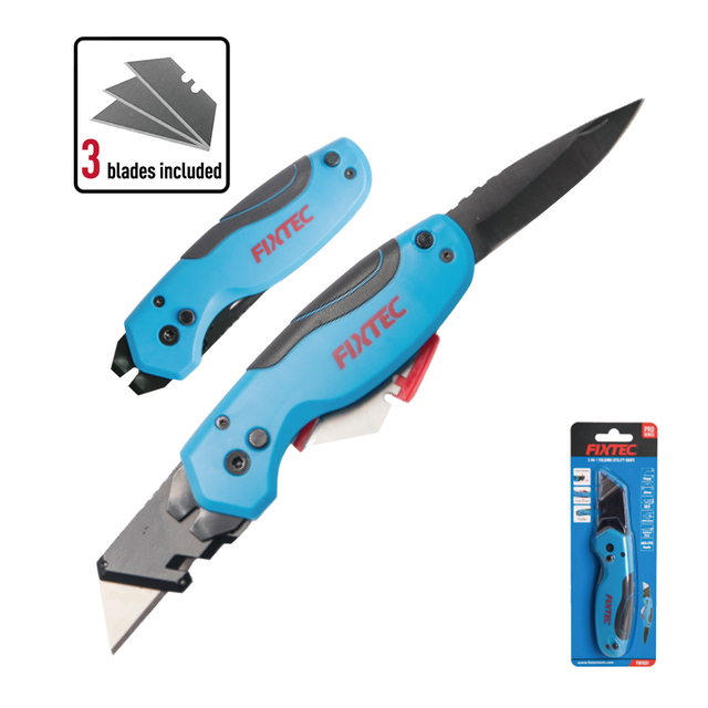 3 in 1 Folding Utility Knife