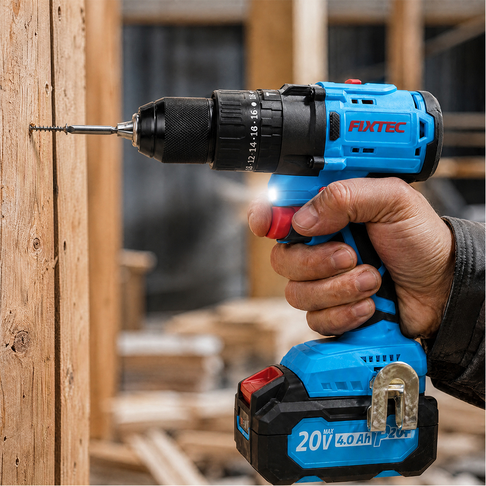 20V Li-ion Cordless Brushless Impact Drill Kit