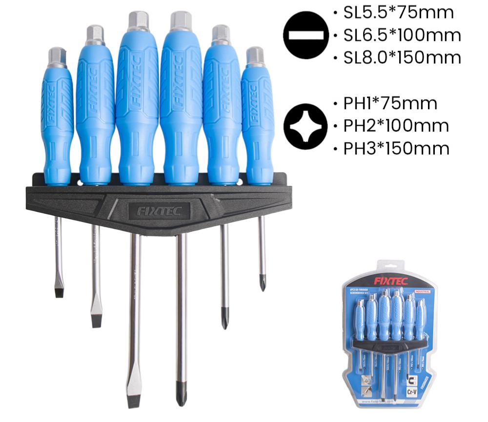 Go-Through Slotted Screwdriver