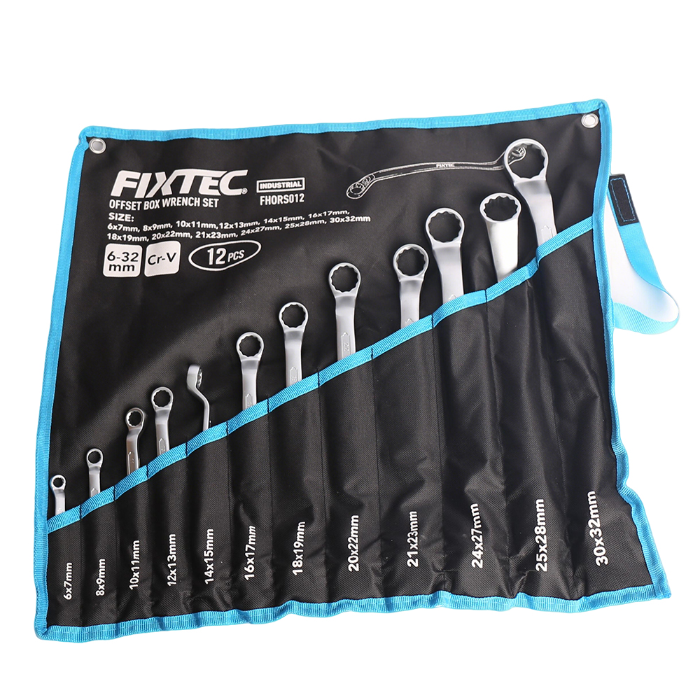 12pcs Offset Ring Spanner Set 