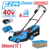 2X20V Cordless Brushless Lawn Mower 
