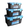  3 Plastic Tool Boxes Set