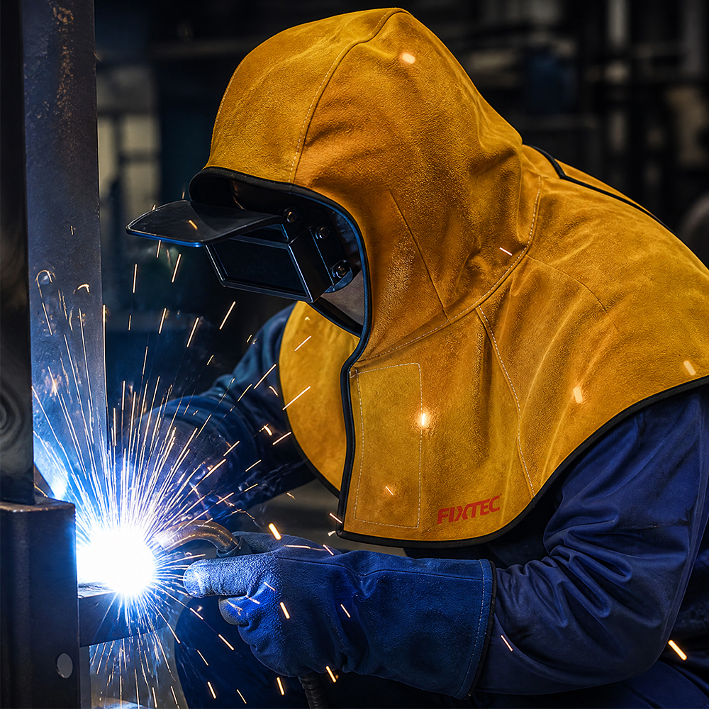  Cowhide Welding Hood