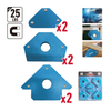 6pcs Magnetic Welding Holder Set