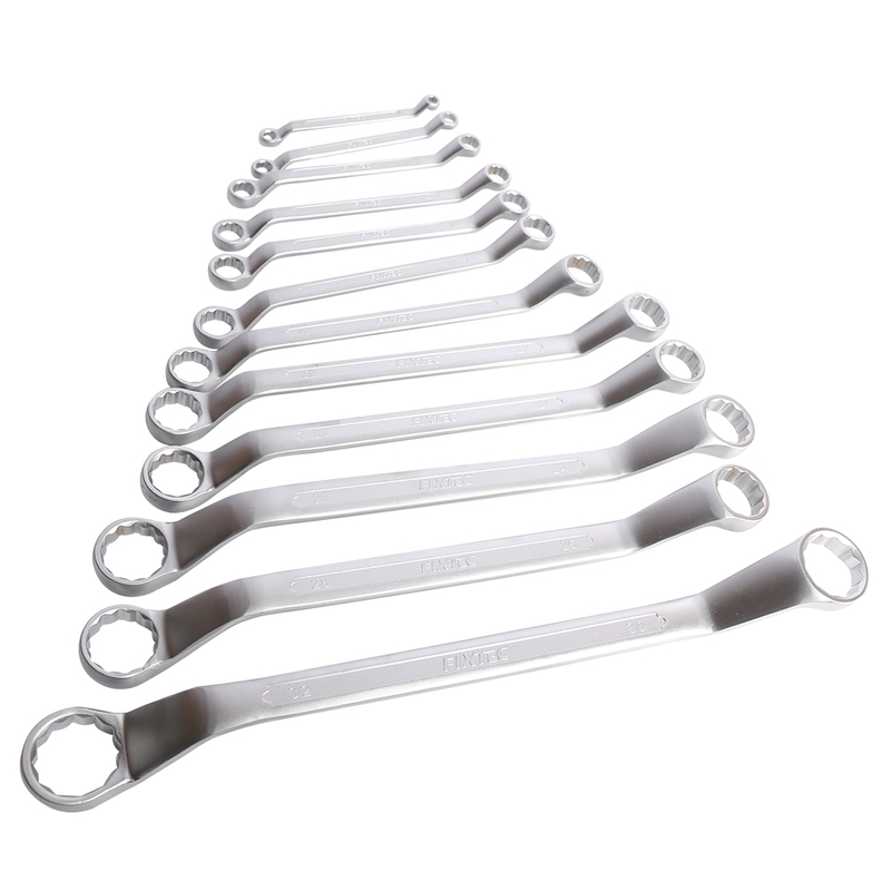 12pcs Offset Ring Spanner Set 