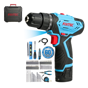 12V Cordless Drill kit with 60pcs Accessories