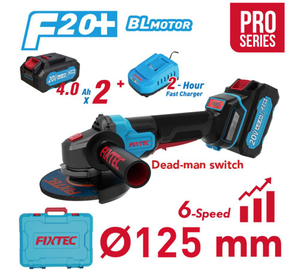 20V 5" Cordless Brushless Angle Grinder Kit 